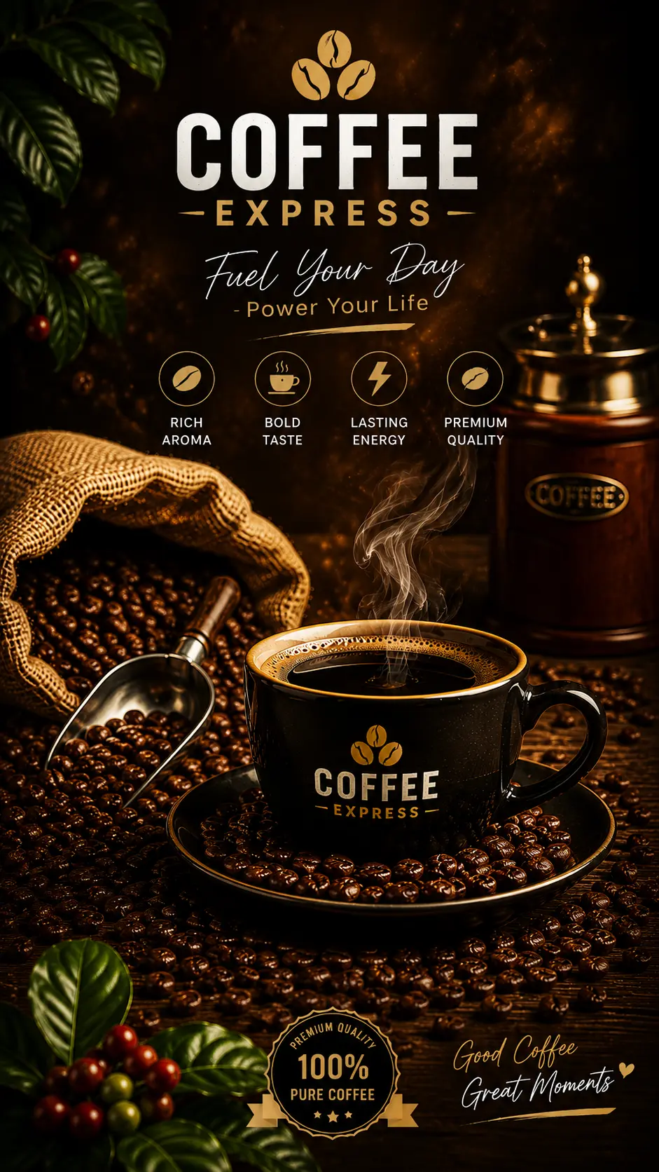 Coffee Express Mobile Banner